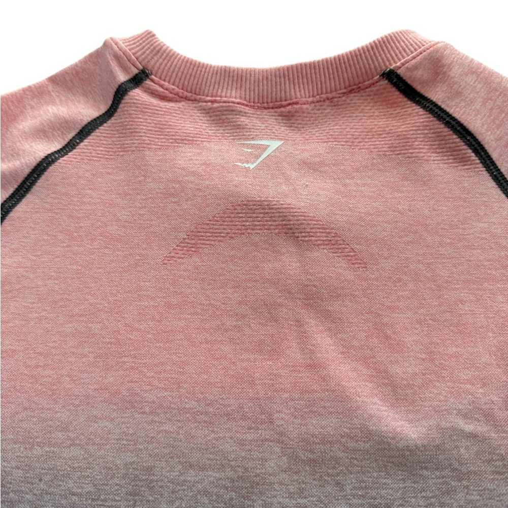 Gymshark Ombre Long Sleeve Crop Top - Size M - Picture 9 of 10